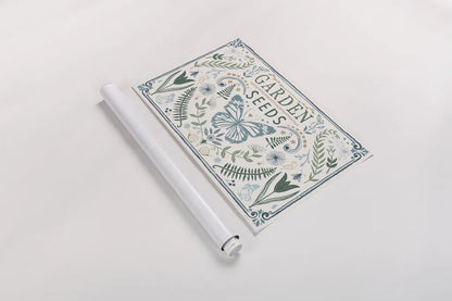 Garden Tones I by Anne Tavoletti. shown as a rolled paper print. Available as archival giclee rolled canvas, fine art paper, or poster print. SKU 84856i.