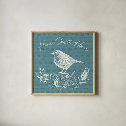 Garden Tones VI by Anne Tavoletti. Shown in a natural wood glass frame for a timeless modern aesthetic. Available as an archival giclee rolled canvas, fine art paper, or poster print. SKU 84861a.