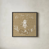 Garden Tones VII True by Anne Tavoletti. Shown in a sleek black glass frame for a contemporary gallery look. Available as an archival giclee rolled canvas, fine art paper, or poster print. SKU 86307a.