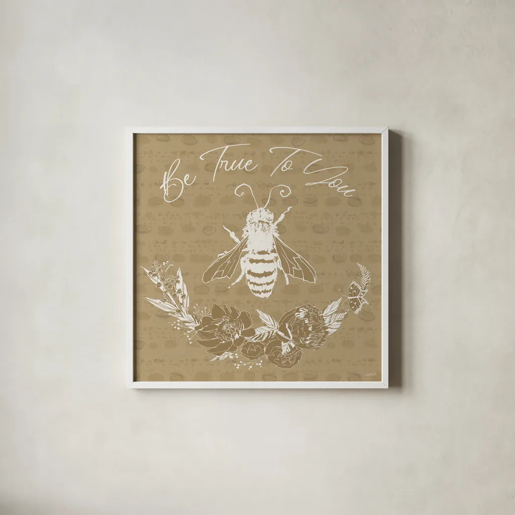 Garden Tones VII True by Anne Tavoletti. Shown in a crisp white glass frame for a clean and minimalist style. Available as an archival giclee rolled canvas, fine art paper, or poster print. SKU 86307a.