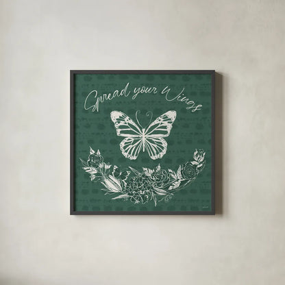 Garden Tones VIII by Anne Tavoletti. Shown in a sleek black glass frame for a contemporary gallery look. Available as an archival giclee rolled canvas, fine art paper, or poster print. SKU 84863a.