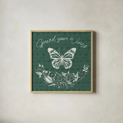 Garden Tones VIII by Anne Tavoletti. Shown in a natural wood glass frame for a timeless modern aesthetic. Available as an archival giclee rolled canvas, fine art paper, or poster print. SKU 84863a.