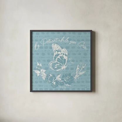 Garden Tones XII by Anne Tavoletti. Shown in a sleek black glass frame for a contemporary gallery look. Available as an archival giclee rolled canvas, fine art paper, or poster print. SKU 86276a.