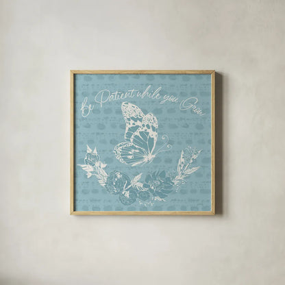 Garden Tones XII by Anne Tavoletti. Shown in a natural wood glass frame for a timeless modern aesthetic. Available as an archival giclee rolled canvas, fine art paper, or poster print. SKU 86276a.