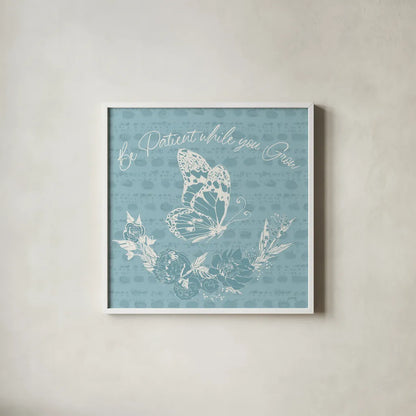 Garden Tones XII by Anne Tavoletti. Shown in a crisp white glass frame for a clean and minimalist style. Available as an archival giclee rolled canvas, fine art paper, or poster print. SKU 86276a.