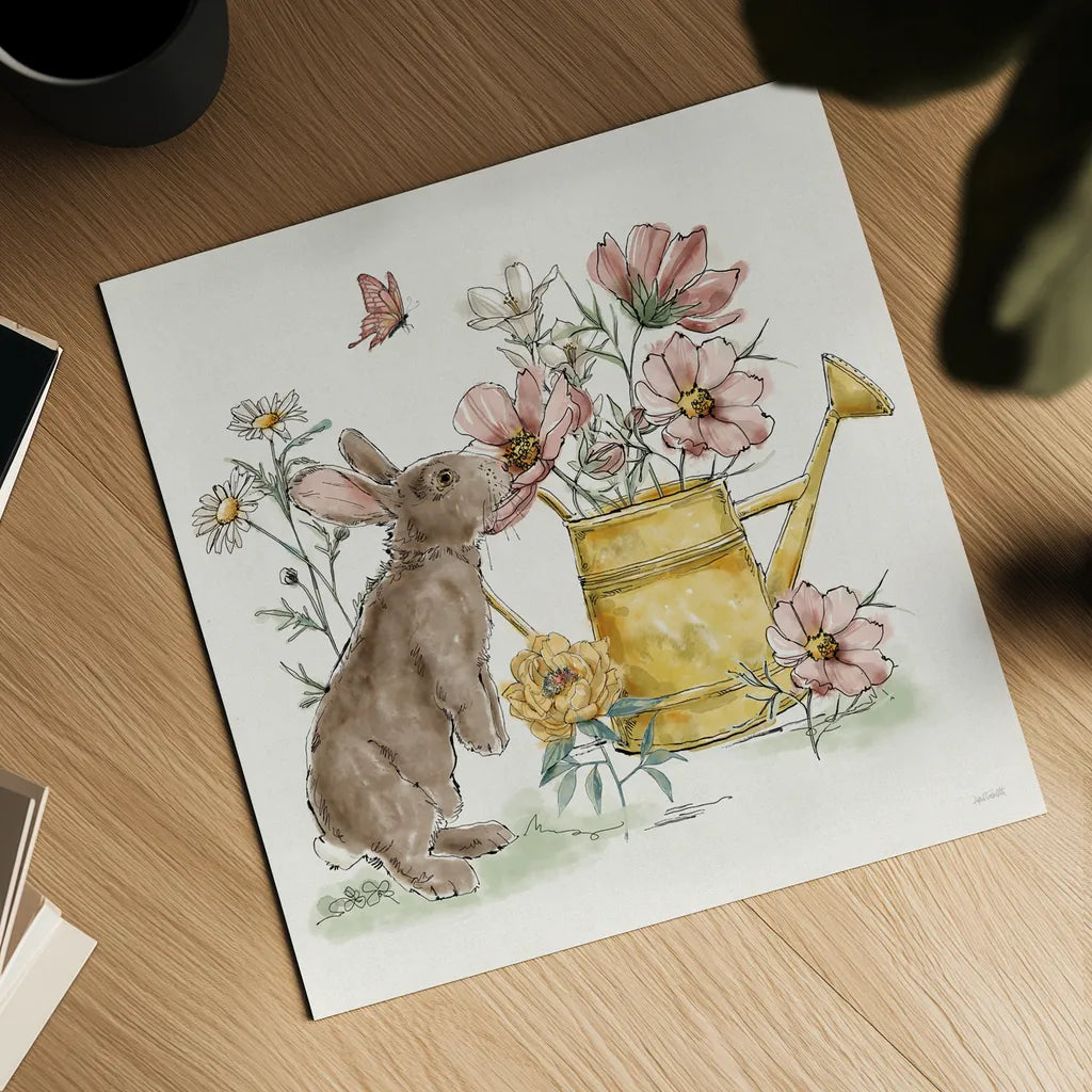 Garden Whispers IV by Anne Tavoletti. Shown as a detailed flat fine art print, highlighting archival giclee quality. Available as an archival giclee rolled canvas, fine art paper, or poster print. SKU 95095a.