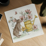 Garden Whispers IV by Anne Tavoletti. Shown as a detailed flat fine art print, highlighting archival giclee quality. Available as an archival giclee rolled canvas, fine art paper, or poster print. SKU 95095a.
