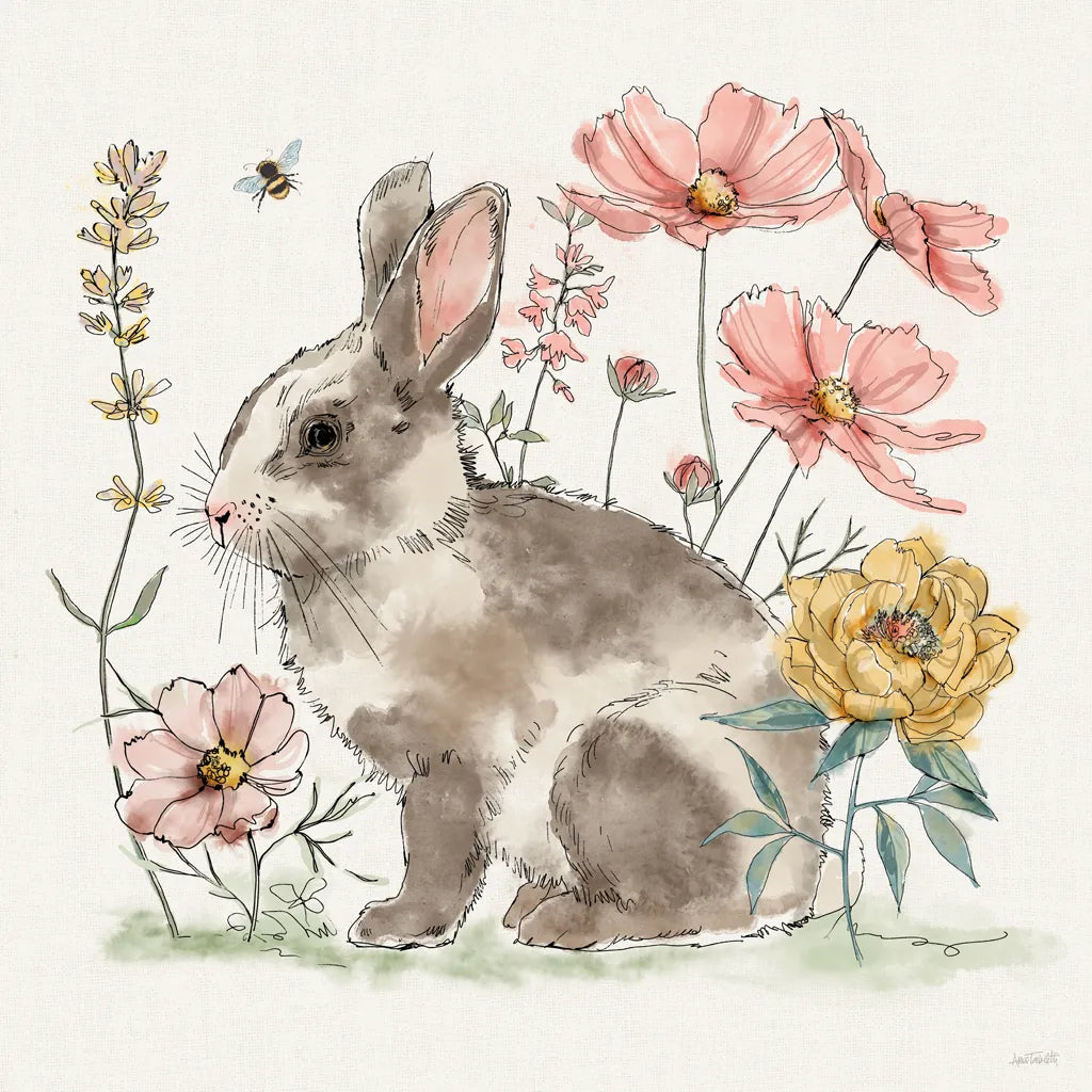 Garden Whispers V by Anne Tavoletti. SKU 95096a. Archival Giclee Fine art print for wall decor.