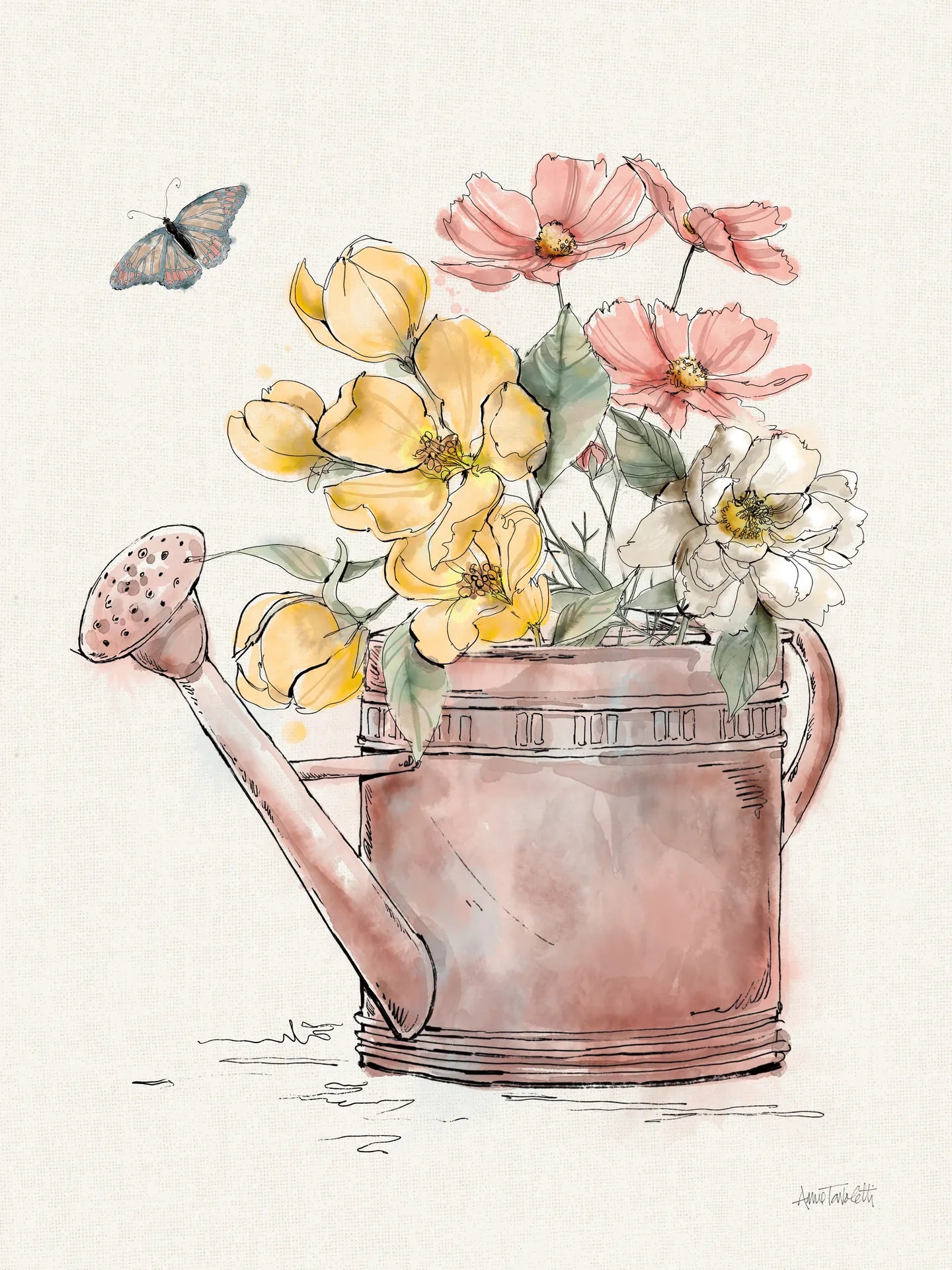 Garden Whispers VII by Anne Tavoletti. SKU 95098f. Archival Giclee Fine art print for wall decor.