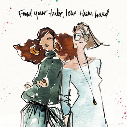 Girlfriends III by Anne Tavoletti. SKU 71629a. Archival Giclee Fine art print for wall decor.