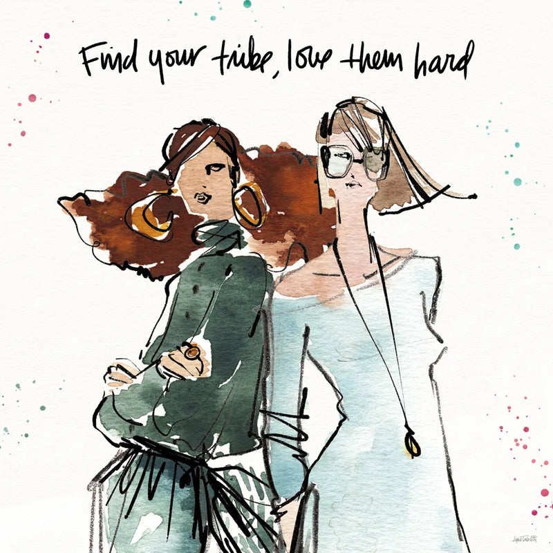 Girlfriends III by Anne Tavoletti. SKU 71629a. Archival Giclee Fine art print for wall decor.