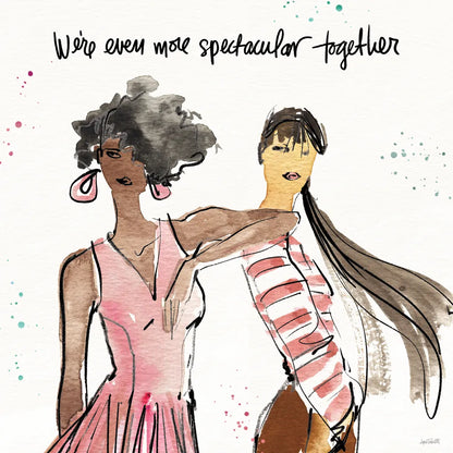 Girlfriends IV by Anne Tavoletti. SKU 71630a. Archival Giclee Fine art print for wall decor.