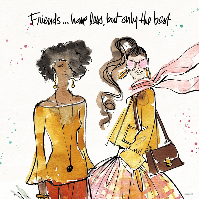 Girlfriends V by Anne Tavoletti. SKU 71631a. Archival Giclee Fine art print for wall decor.