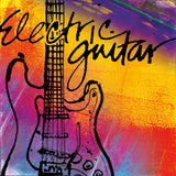 Guitar by Anne Tavoletti. SKU 59274a. Archival Giclee Fine art print for wall decor.