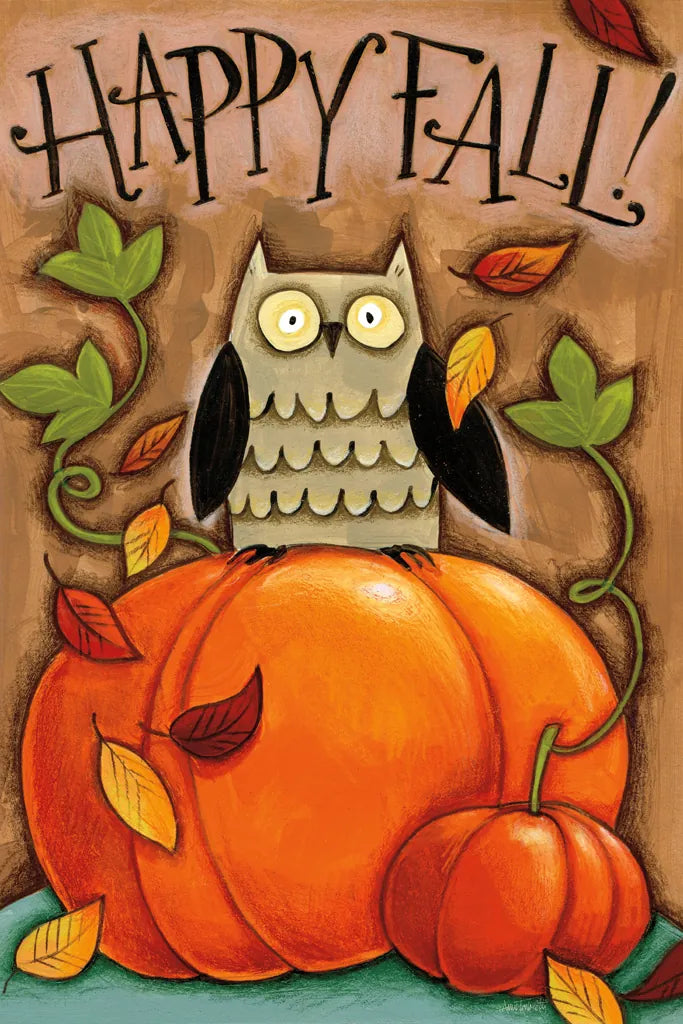 Happy Fall by Anne Tavoletti. SKU 12571h. Archival Giclee Fine art print for wall decor.