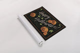 Happy Halloween Jack O Lanterns by Anne Tavoletti. shown as a rolled paper print. Available as archival giclee rolled canvas, fine art paper, or poster print. SKU 67879i.