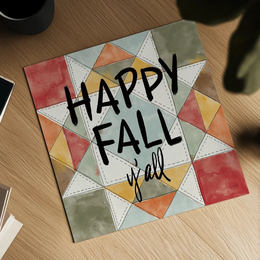 Happy Harvest Fun IX by Anne Tavoletti. Shown as a detailed flat fine art print, highlighting archival giclee quality. Available as an archival giclee rolled canvas, fine art paper, or poster print. SKU 87257a.