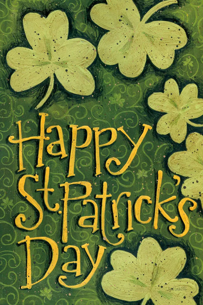 Happy St Patricks Day by Anne Tavoletti. SKU 56646h. Archival Giclee Fine art print for wall decor.