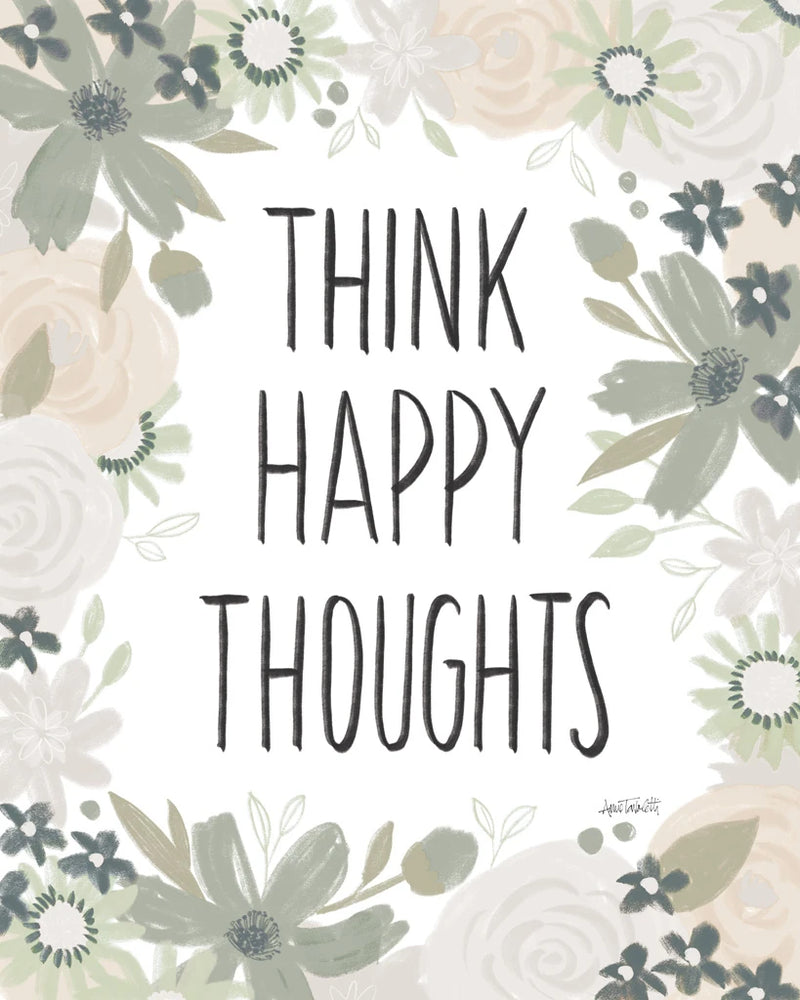 Happy Thoughts IV Neutral by Anne Tavoletti