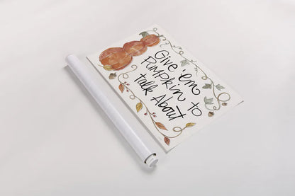 Harvest Fun I by Anne Tavoletti. shown as a rolled paper print. Available as archival giclee rolled canvas, fine art paper, or poster print. SKU 87200i.