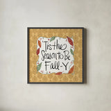 Harvest Fun XI by Anne Tavoletti. Shown in a sleek black glass frame for a contemporary gallery look. Available as an archival giclee rolled canvas, fine art paper, or poster print. SKU 95647a.