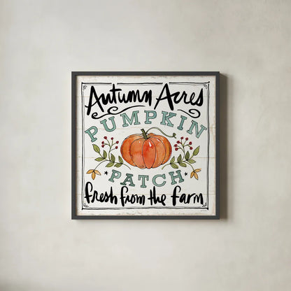 Harvest Times V by Anne Tavoletti. Shown in a sleek black glass frame for a contemporary gallery look. Available as an archival giclee rolled canvas, fine art paper, or poster print. SKU 58004a.