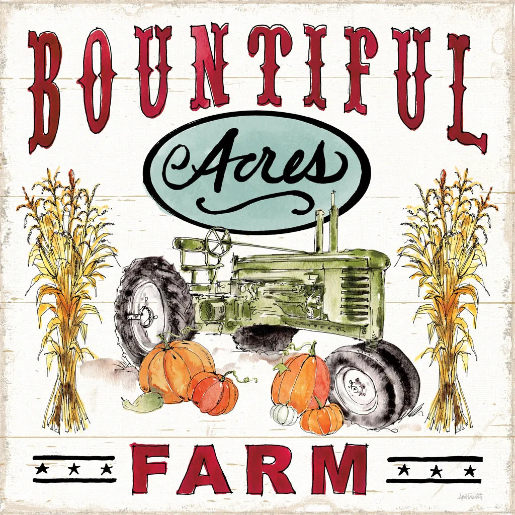 Harvest Times VI by Anne Tavoletti. SKU 58005a. Archival Giclee Fine art print for wall decor.