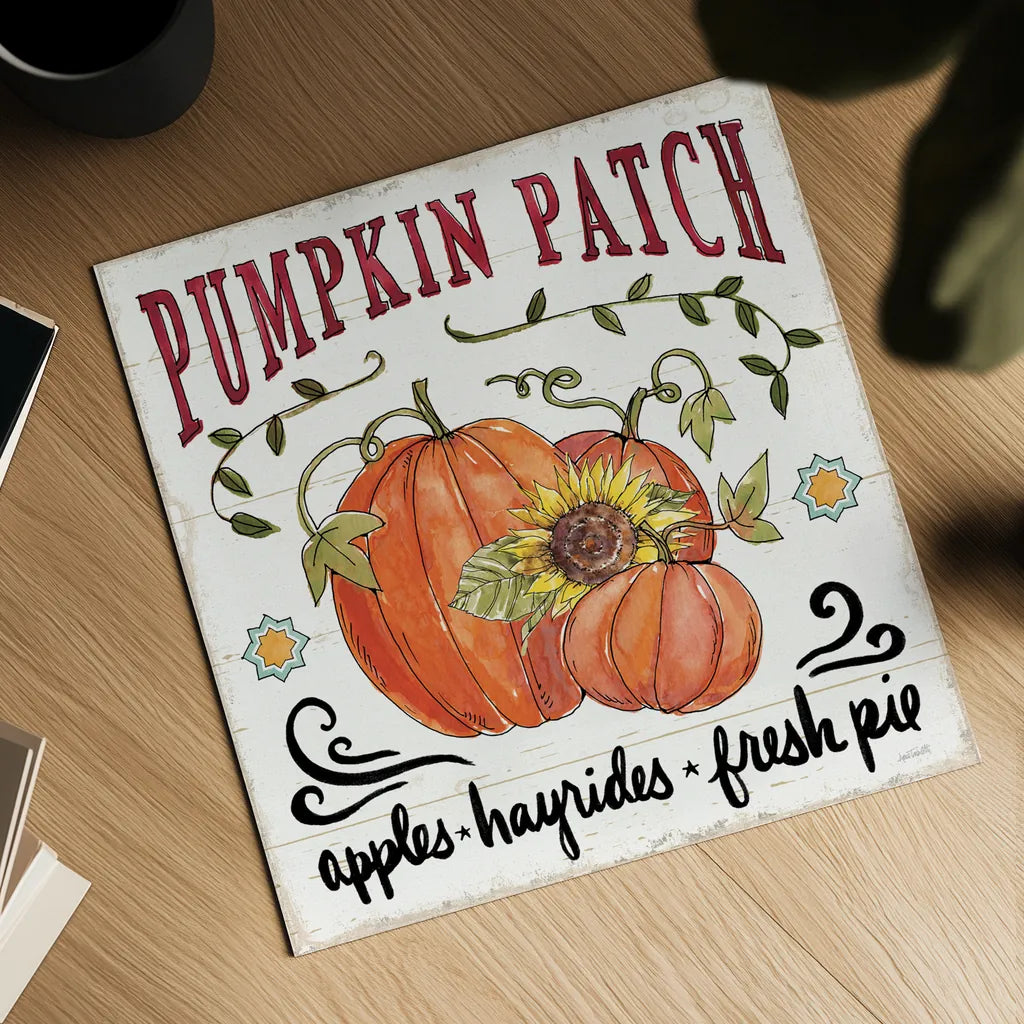 Harvest Times VII Sunflower by Anne Tavoletti. Shown as a detailed flat fine art print, highlighting archival giclee quality. Available as an archival giclee rolled canvas, fine art paper, or poster print. SKU 58593a.