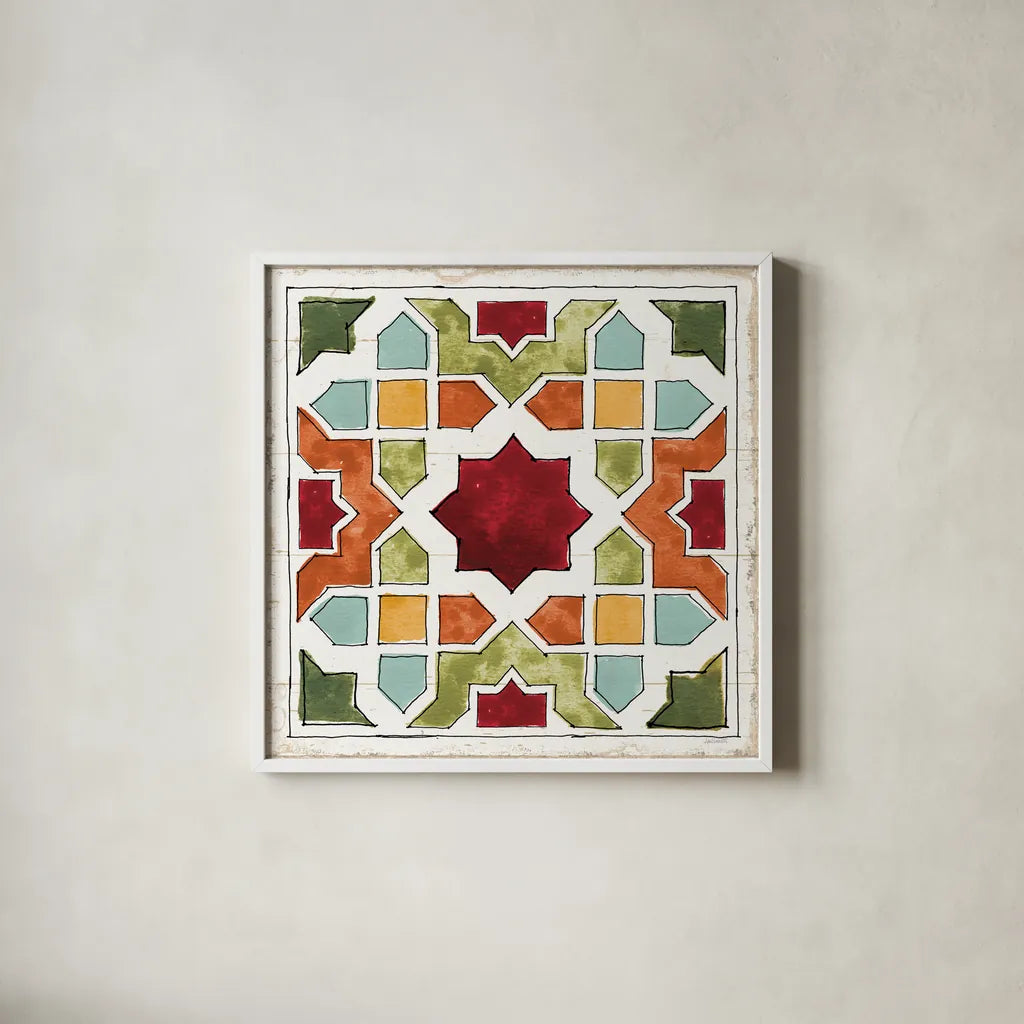 Harvest Times VIII by Anne Tavoletti. Shown in a crisp white glass frame for a clean and minimalist style. Available as an archival giclee rolled canvas, fine art paper, or poster print. SKU 58007a.