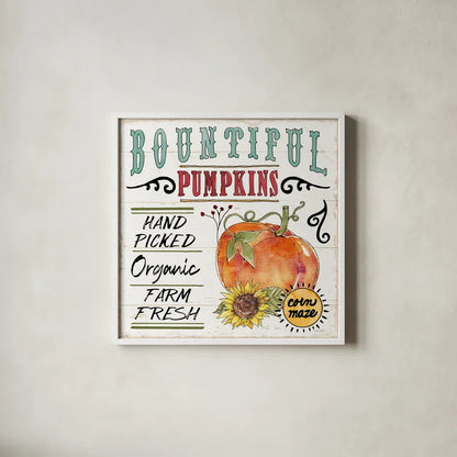 Harvest Times XI by Anne Tavoletti. Shown in a crisp white glass frame for a clean and minimalist style. Available as an archival giclee rolled canvas, fine art paper, or poster print. SKU 63848a.