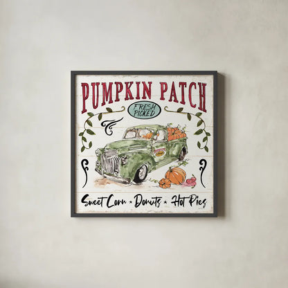 Harvest Times XII by Anne Tavoletti. Shown in a sleek black glass frame for a contemporary gallery look. Available as an archival giclee rolled canvas, fine art paper, or poster print. SKU 63849a.