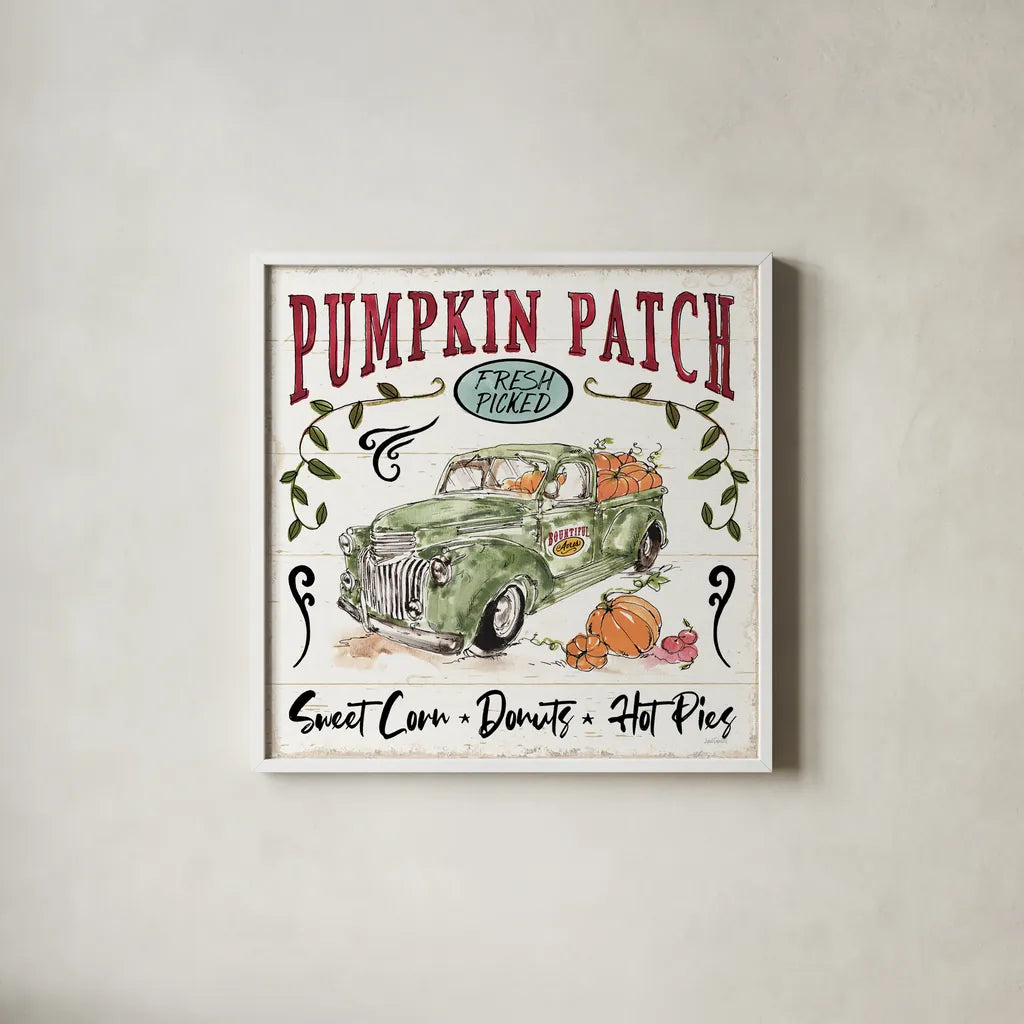 Harvest Times XII by Anne Tavoletti. Shown in a crisp white glass frame for a clean and minimalist style. Available as an archival giclee rolled canvas, fine art paper, or poster print. SKU 63849a.