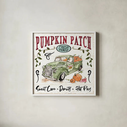 Harvest Times XII by Anne Tavoletti. Shown in a crisp white glass frame for a clean and minimalist style. Available as an archival giclee rolled canvas, fine art paper, or poster print. SKU 63849a.