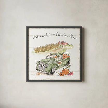 Harvest Times XIII by Anne Tavoletti. Shown in a sleek black glass frame for a contemporary gallery look. Available as an archival giclee rolled canvas, fine art paper, or poster print. SKU 63850a.