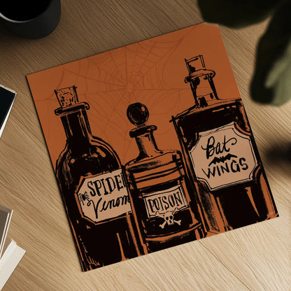 Haunted IX by Anne Tavoletti. Shown as a detailed flat fine art print, highlighting archival giclee quality. Available as an archival giclee rolled canvas, fine art paper, or poster print. SKU 80944a.