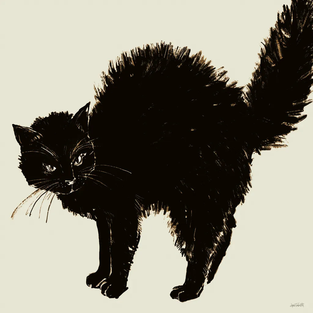 Haunted VII on Cream by Anne Tavoletti. SKU 90752a. Archival Giclee Fine art print for wall decor.