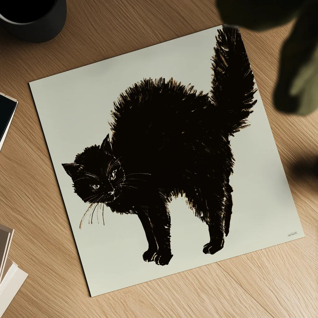 Haunted VII on Cream by Anne Tavoletti. Shown as a detailed flat fine art print, highlighting archival giclee quality. Available as an archival giclee rolled canvas, fine art paper, or poster print. SKU 90752a.