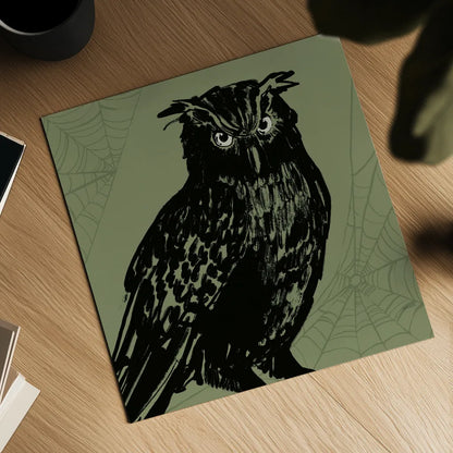 Haunted X by Anne Tavoletti. Shown as a detailed flat fine art print, highlighting archival giclee quality. Available as an archival giclee rolled canvas, fine art paper, or poster print. SKU 80945a.