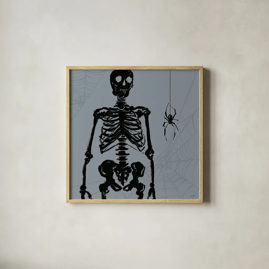 Haunted XI by Anne Tavoletti. Shown in a natural wood glass frame for a timeless modern aesthetic. Available as an archival giclee rolled canvas, fine art paper, or poster print. SKU 80946a.