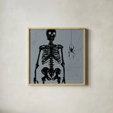 Haunted XI by Anne Tavoletti. Shown in a natural wood glass frame for a timeless modern aesthetic. Available as an archival giclee rolled canvas, fine art paper, or poster print. SKU 80946a.