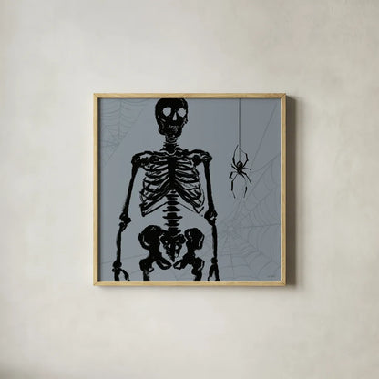 Haunted XI by Anne Tavoletti. Shown in a natural wood glass frame for a timeless modern aesthetic. Available as an archival giclee rolled canvas, fine art paper, or poster print. SKU 80946a.