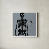 Haunted XI by Anne Tavoletti. Shown in a crisp white glass frame for a clean and minimalist style. Available as an archival giclee rolled canvas, fine art paper, or poster print. SKU 80946a.