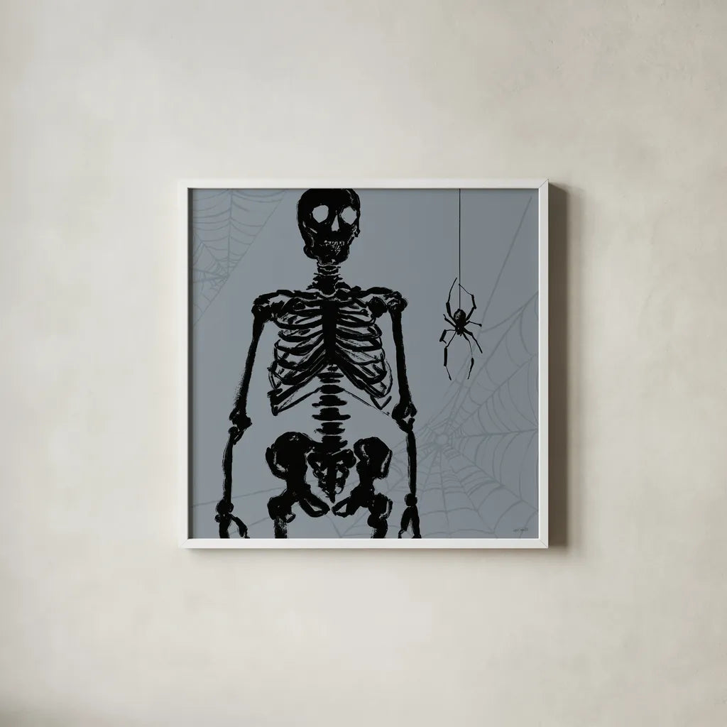 Haunted XI by Anne Tavoletti. Shown in a crisp white glass frame for a clean and minimalist style. Available as an archival giclee rolled canvas, fine art paper, or poster print. SKU 80946a.