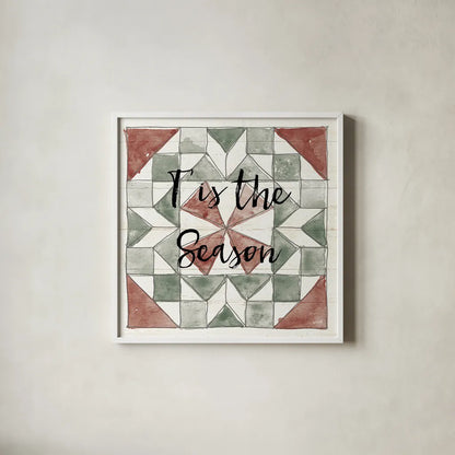 Holiday Farm Memories XII by Anne Tavoletti. Shown in a crisp white glass frame for a clean and minimalist style. Available as an archival giclee rolled canvas, fine art paper, or poster print. SKU 64871a.