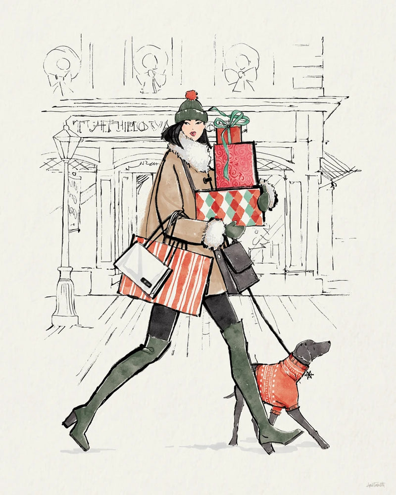 Holiday Fashionistas IV by Anne Tavoletti