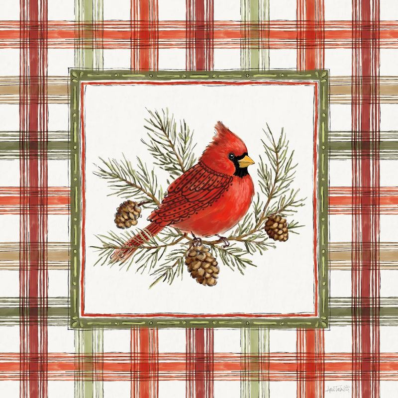 Holiday Feathers III by Anne Tavoletti