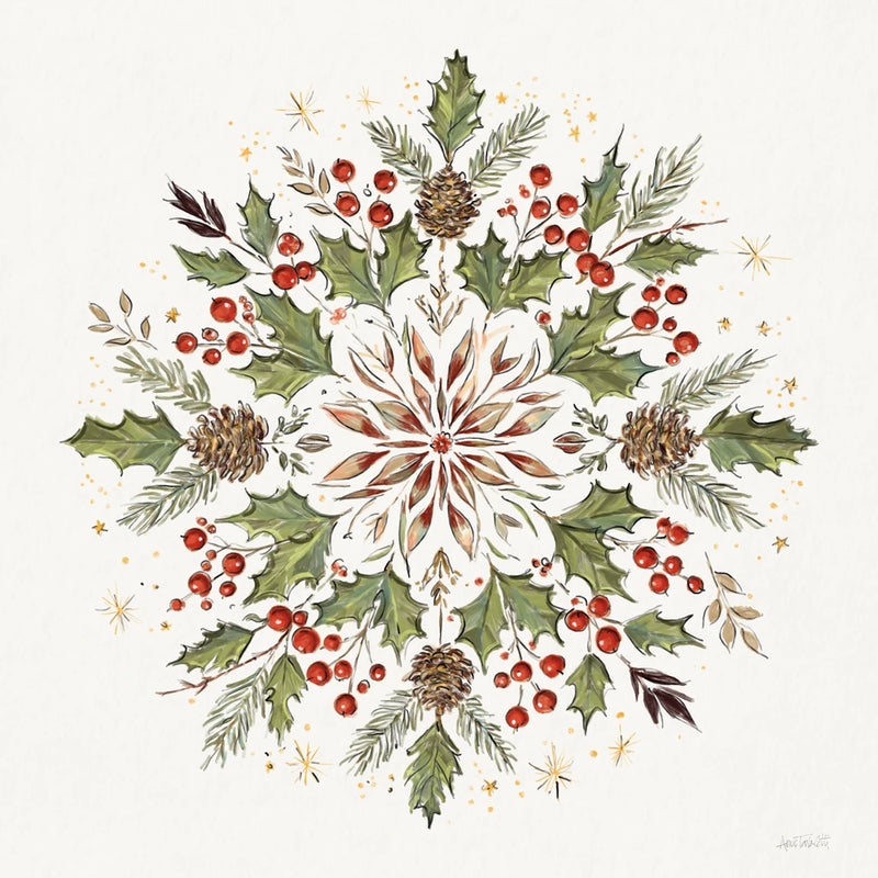 Holiday Feathers V by Anne Tavoletti