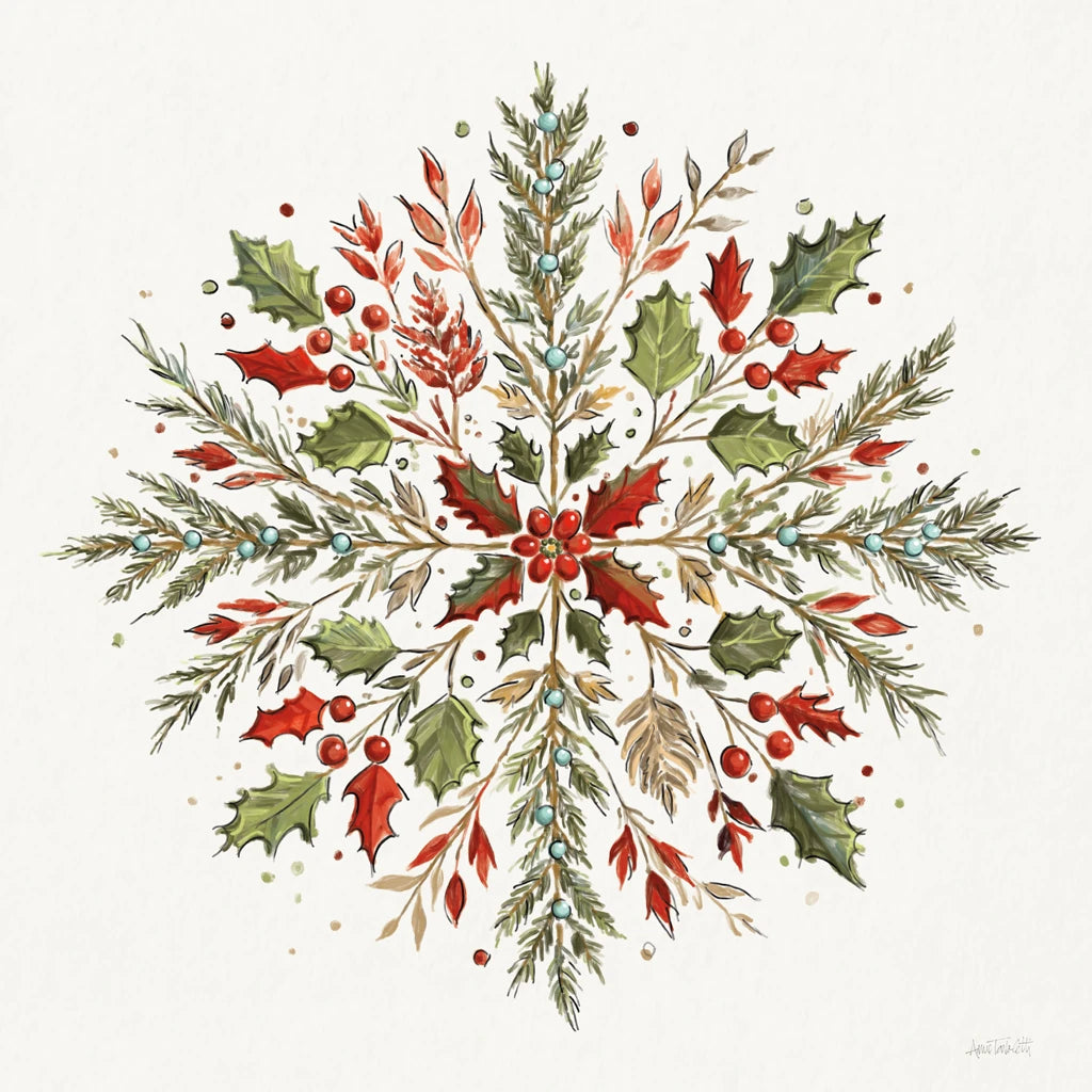 Holiday Feathers VI by Anne Tavoletti
