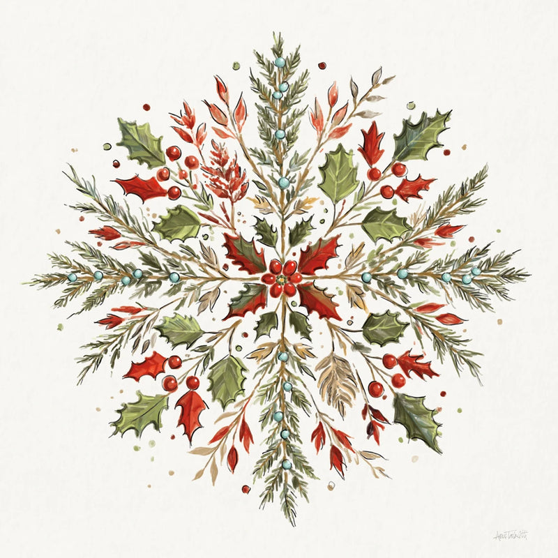 Holiday Feathers VI by Anne Tavoletti