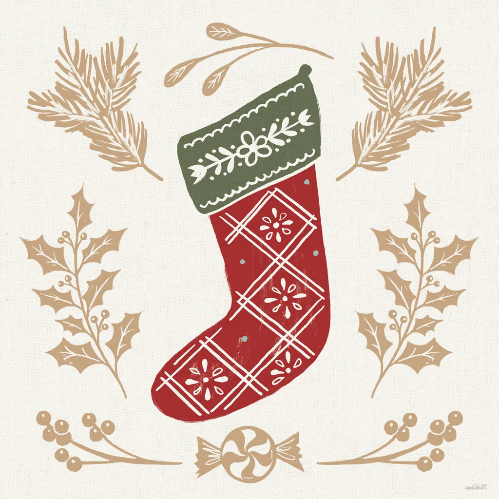 Holiday Form II Color by Anne Tavoletti. SKU 95868a. Archival Giclee Fine art print for wall decor.